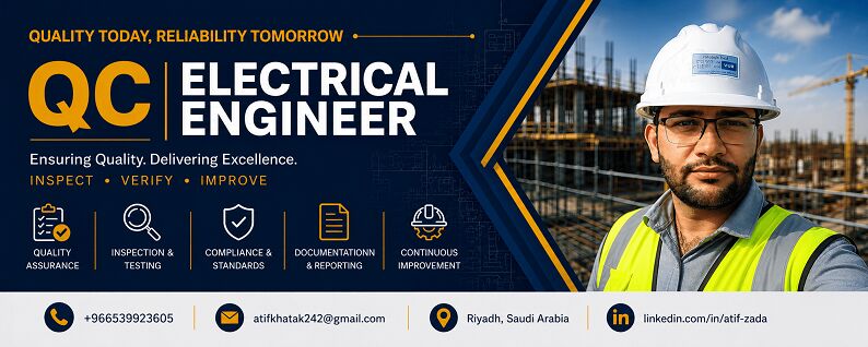 Riyadh, Job Seekers, QC Electrical Engineer