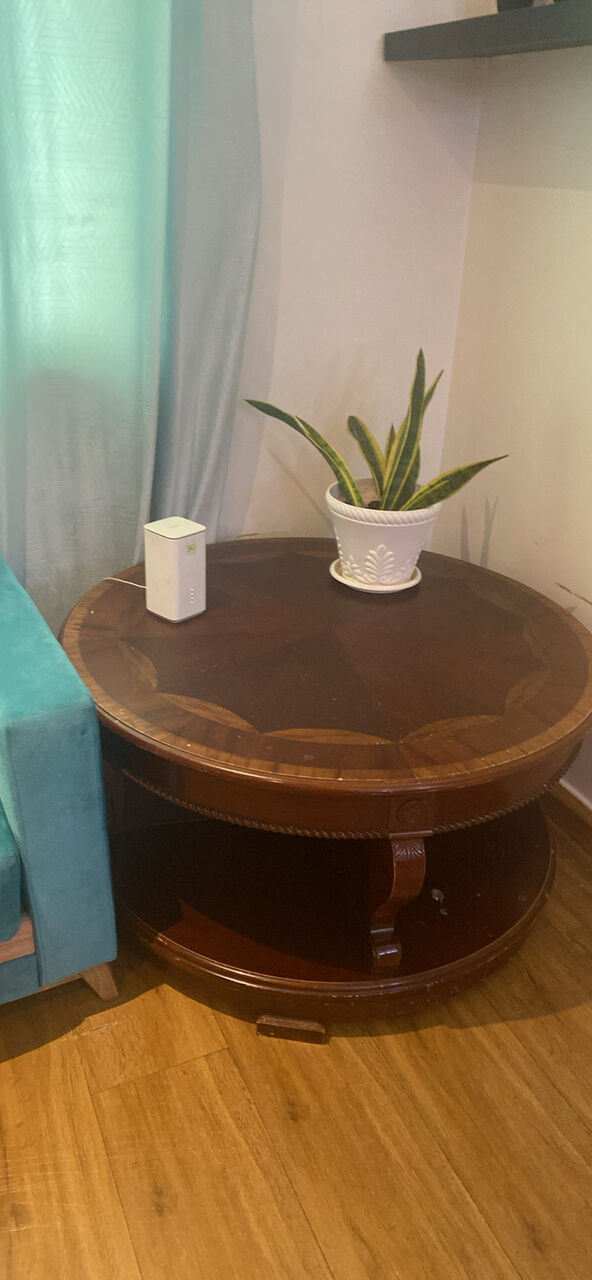 Riyadh, Furniture, SAR 460,  Solid Rotating Wooden Coffe Table