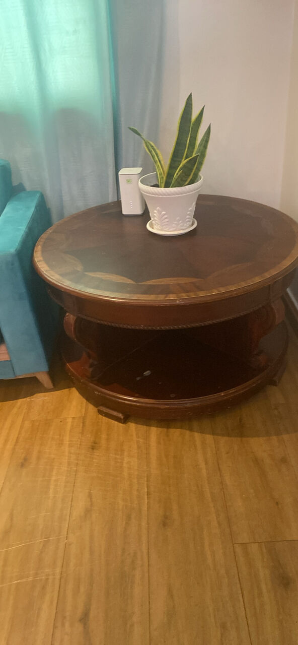 Riyadh, Furniture, SAR 460,  Solid Rotating Wooden Coffe Table