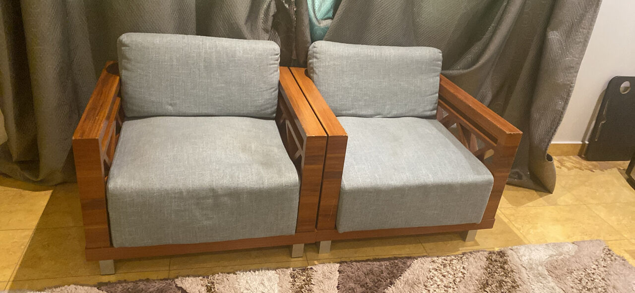 Al Nakheel, Furniture, SAR 1500,  4 Seats Sofas  Solid Wood Brought From Abdul Lateef Jameel