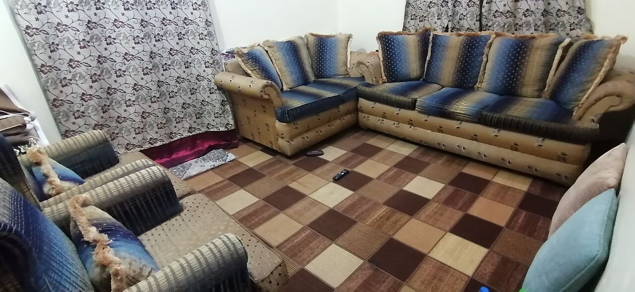 Al Mahjar, Furniture, SAR 550,  I Want To Sale My 7 Seater Sofa Set