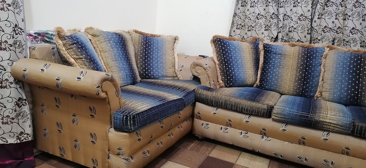 Al Mahjar, Furniture, SAR 550,  I Want To Sale My 7 Seater Sofa Set