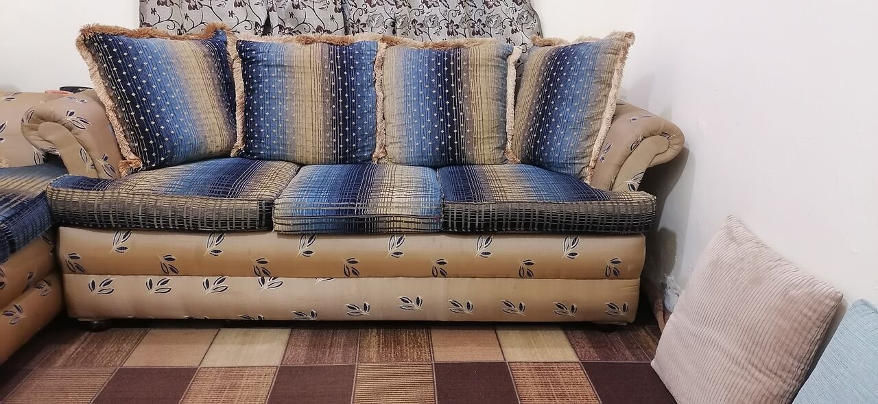 Al Mahjar, Furniture, SAR 550,  I Want To Sale My 7 Seater Sofa Set