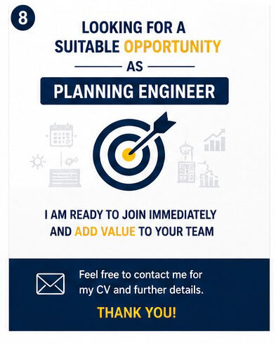 Riyadh, Job Seekers, Planning Engineer | Primavera P6 | Project Planning & Scheduling