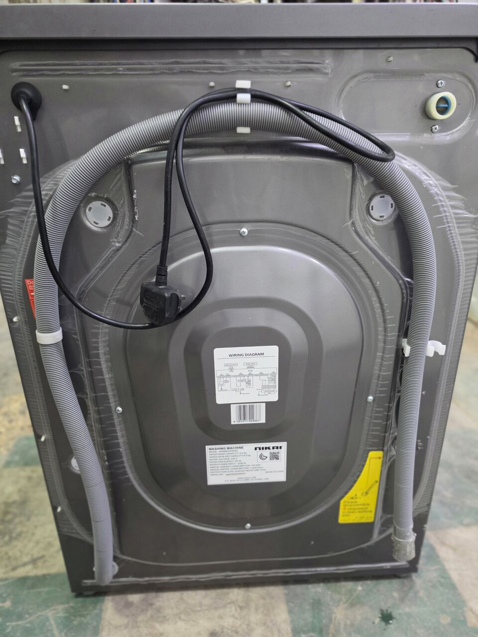 Al Malaz, Appliances, SAR 800,  Nikai Front Load Washing Machine &ndash; 8KG Inverter