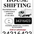 Moving And Shifting Service With Transport Big 6wheel Truck & Small Pickup Van Available W