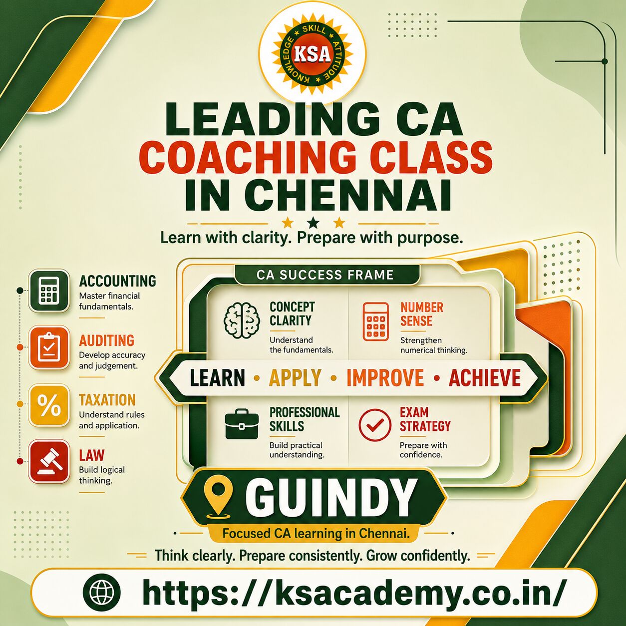 Chennai, Lessons Offered, Inspire Your Path To Chartered Excellence With Top CA Institute In India