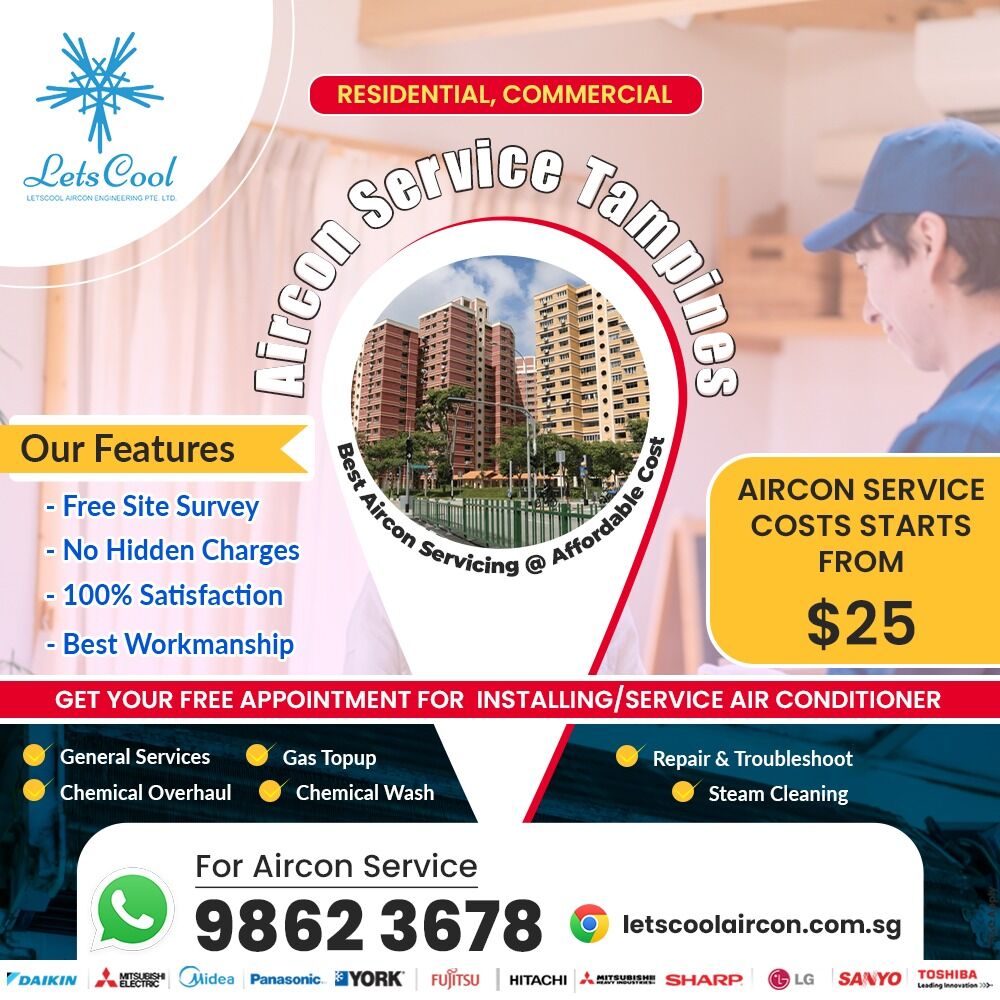 Singapore, Air Conditioners, SGD 25,  Aircon Servicing Tampines