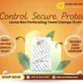 Lorna Non-Perforating Towel Clamps 13 Cm Designed For Secure Towel Fixation