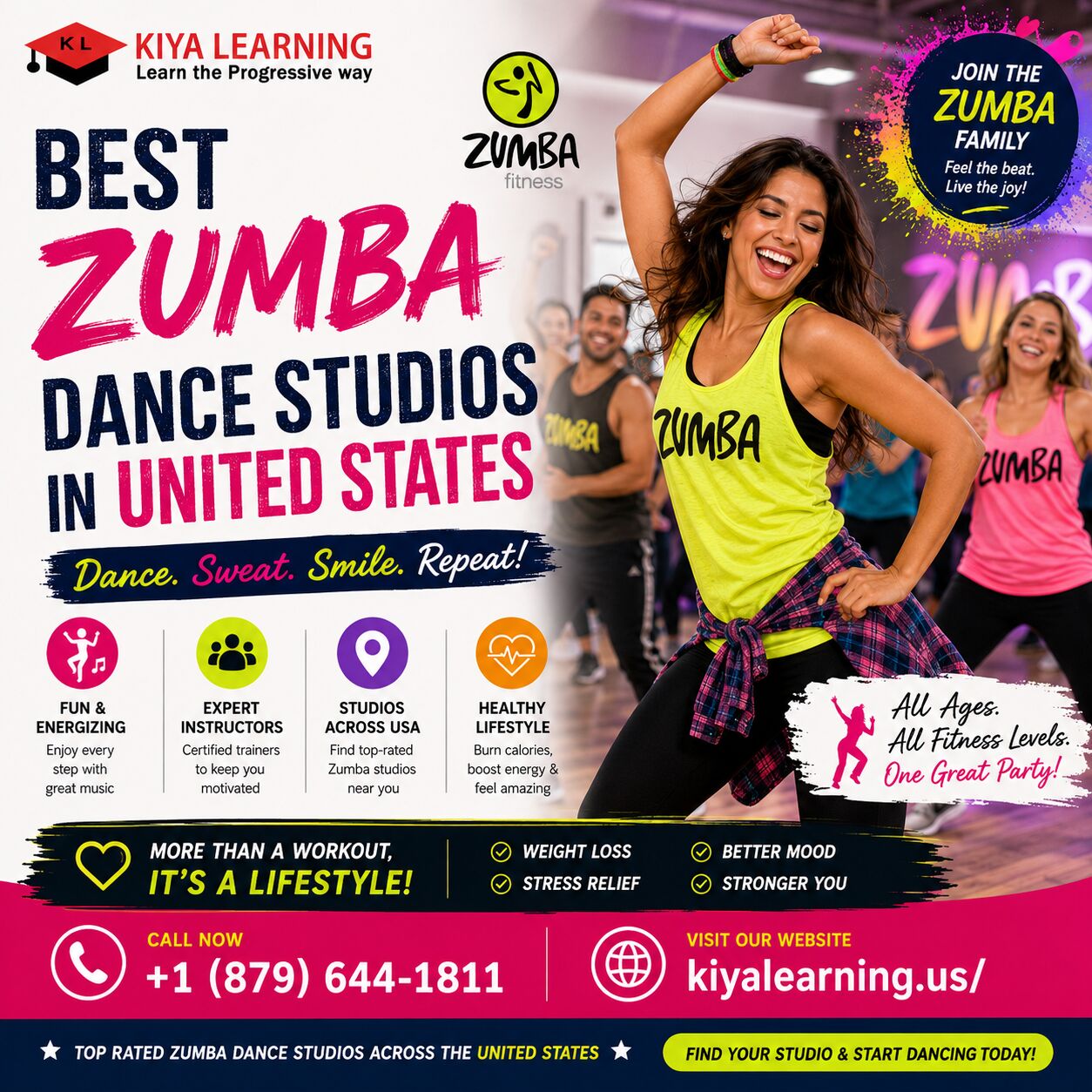 New York, Education, Best Zumba Dance Studios In United States
