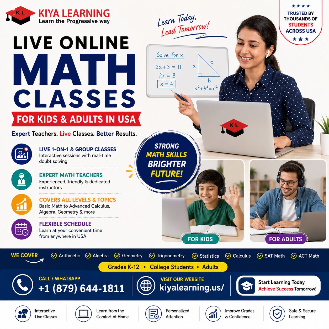New York, Education, Live Online Math Classes For Kids & Adults In USA