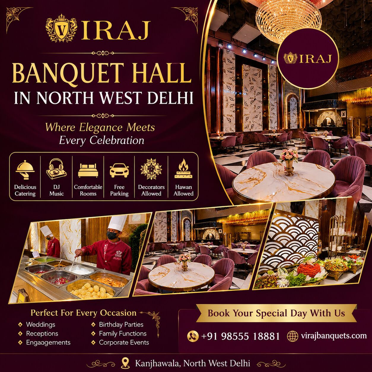 New Delhi, Event Planning, Best Banquet Hall In North West Delhi