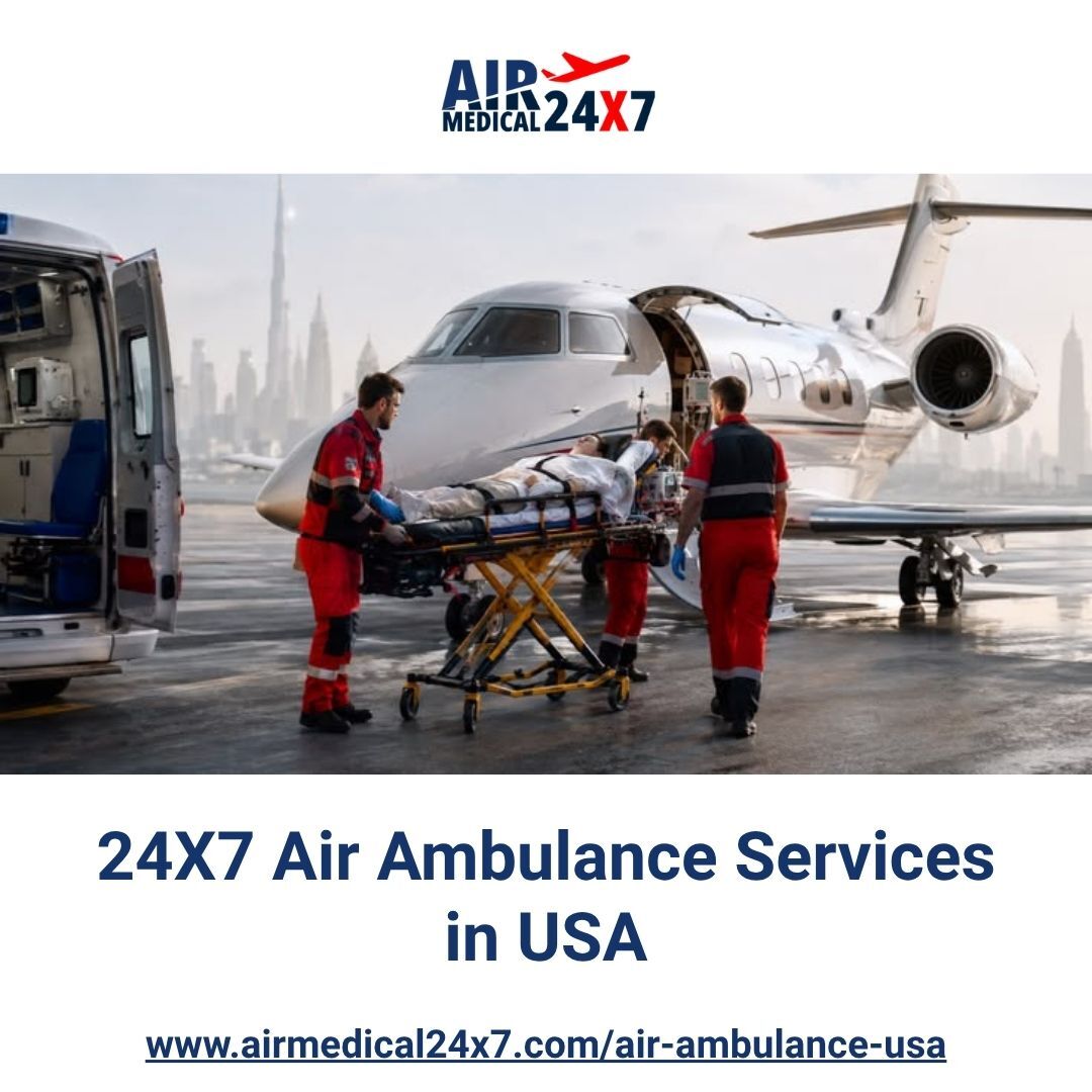 New York, Health, 24X7 Air Ambulance Services In USA
