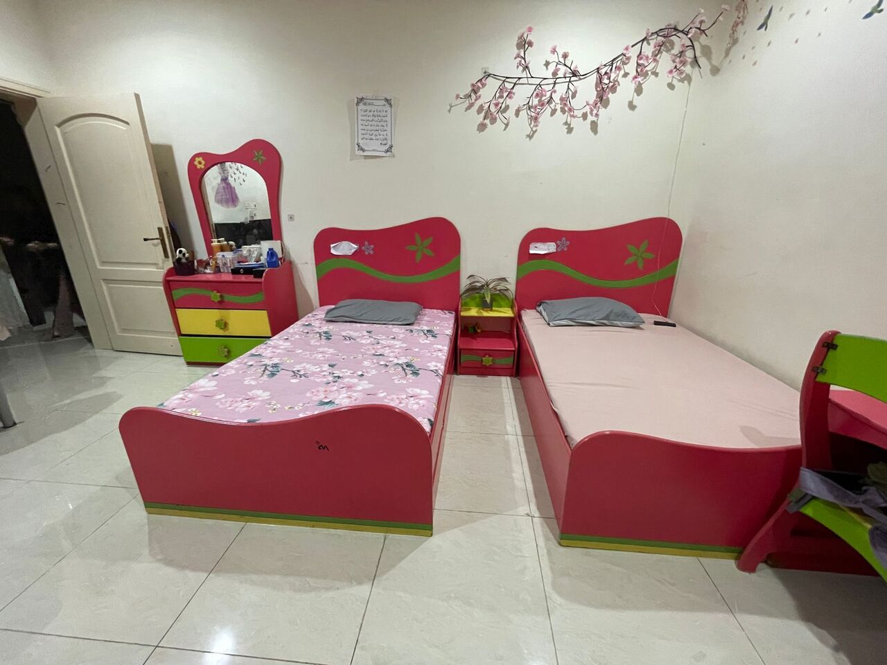 Jeddah, Furniture, SAR 600,  Two Beds With Cupboard