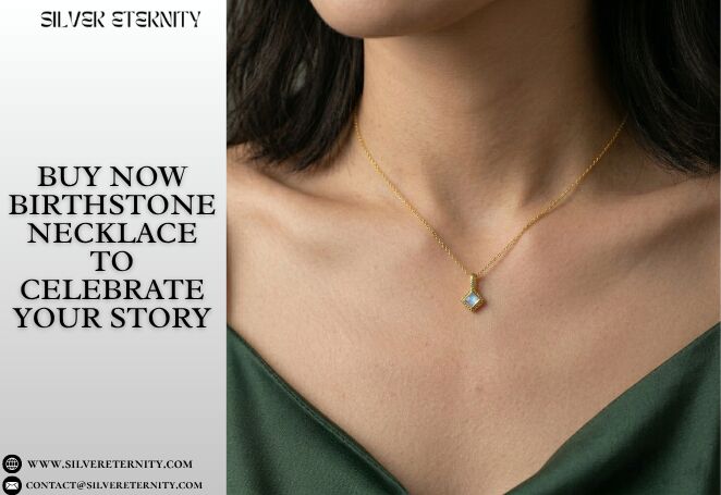 Jaipur, Jewelry, INR 6000,  Buy Now Birthstone Necklace To Celebrate Your Story