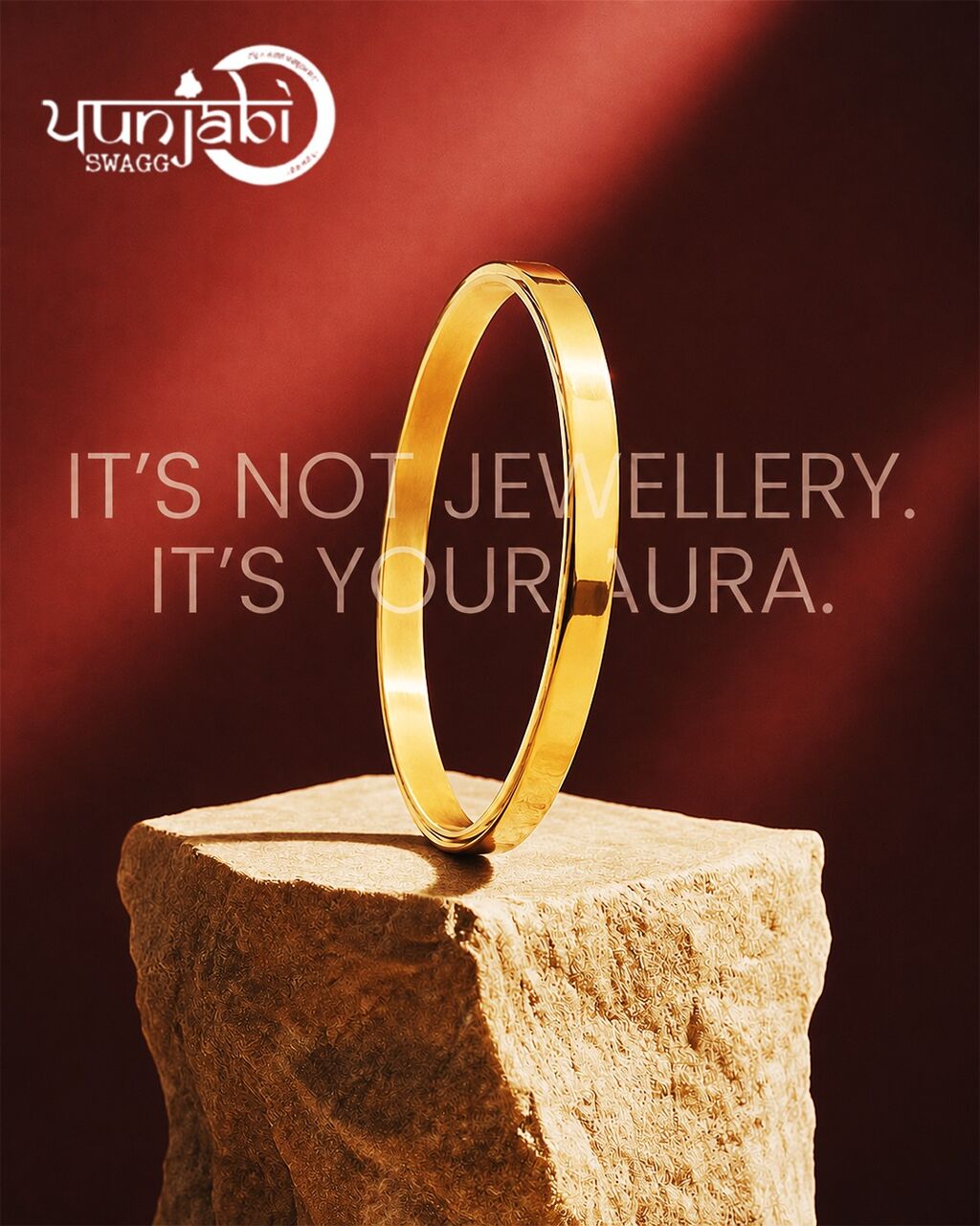 Haryana, Clothing & Accessories, Premium Golden Plated Kada For Men & Women | Punjabi Swagg