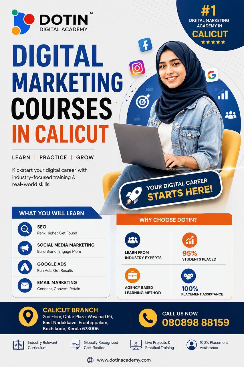 Kerala, Lessons Offered, Digital Marketing Course In Calicut | Dotin Academy