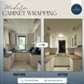 Modern Vinyl Cabinet Wrapping In Dubai &ndash; Refresh Your Kitchen Without Replacement