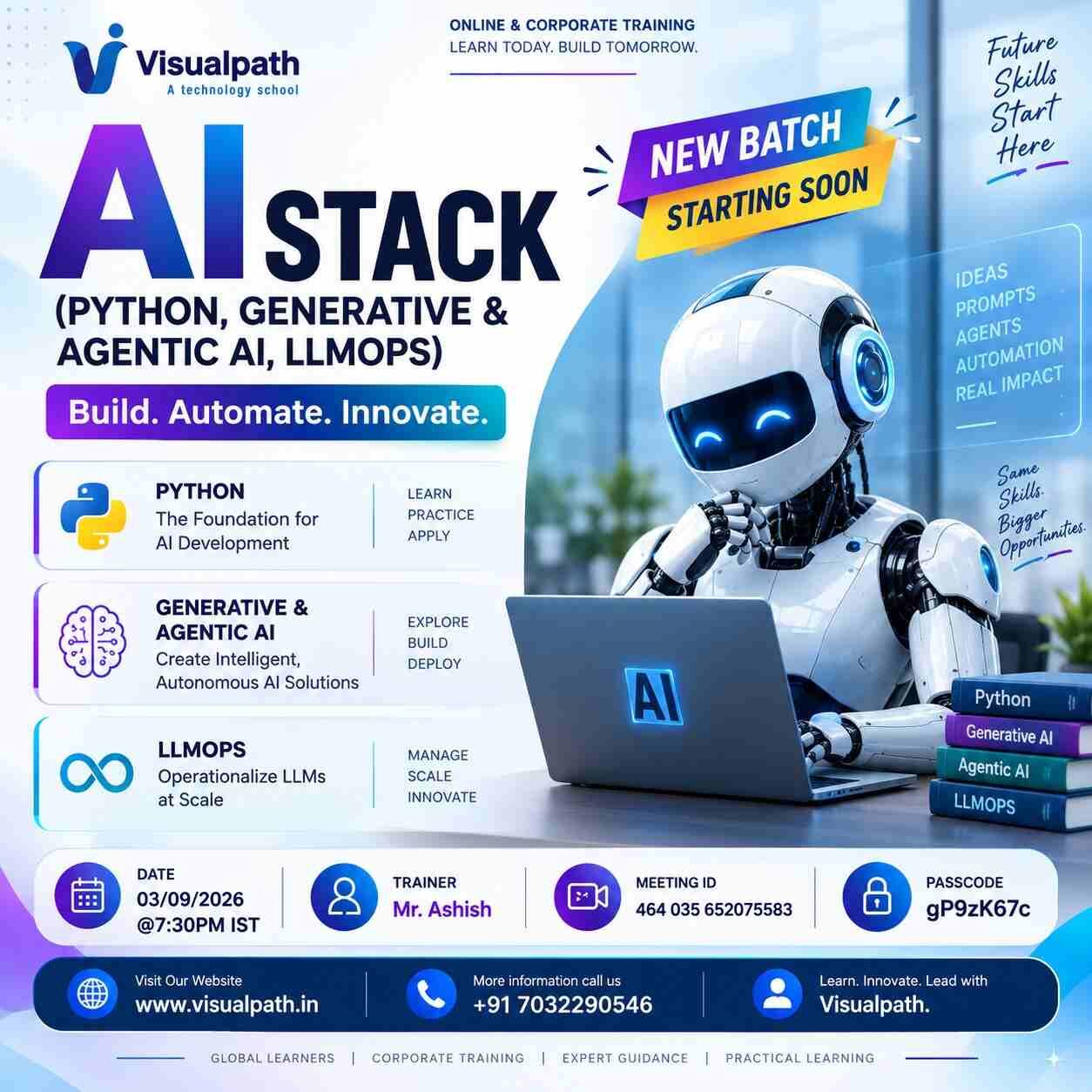 Hyderabad, Education, AI Stack Training | Online New Batch