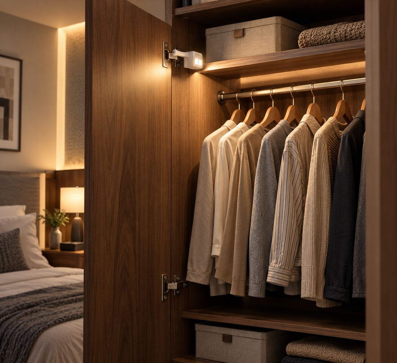 Noida, Electronics, How Hinge Lights Can Improve Wardrobe Lighting | Guide