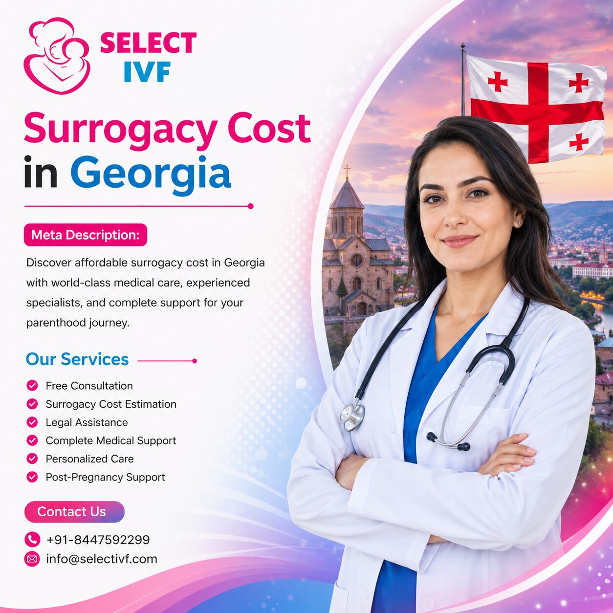 Tbilisi, Health, Surrogacy Cost In Georgia