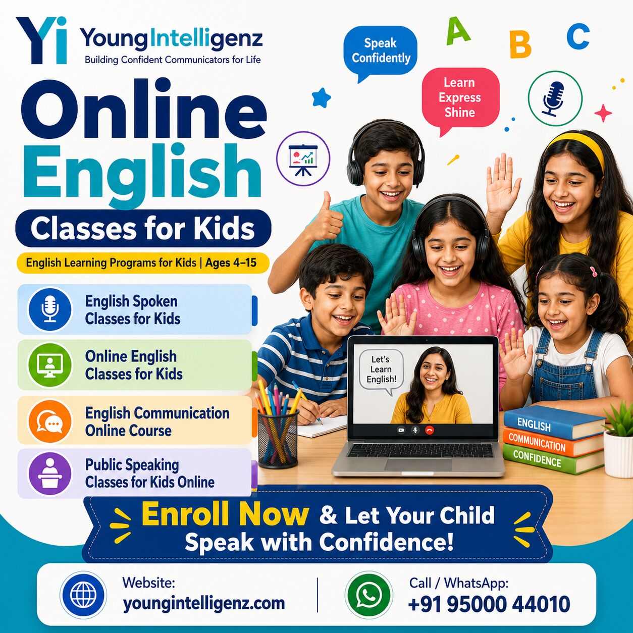 Chennai, Training, Improve English Communication Skills With Young Intelligenz