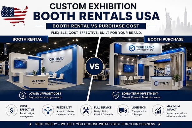 New York, Business, Custom Exhibition Booth Rentals USA | Booth Rental Vs Purchase Cost