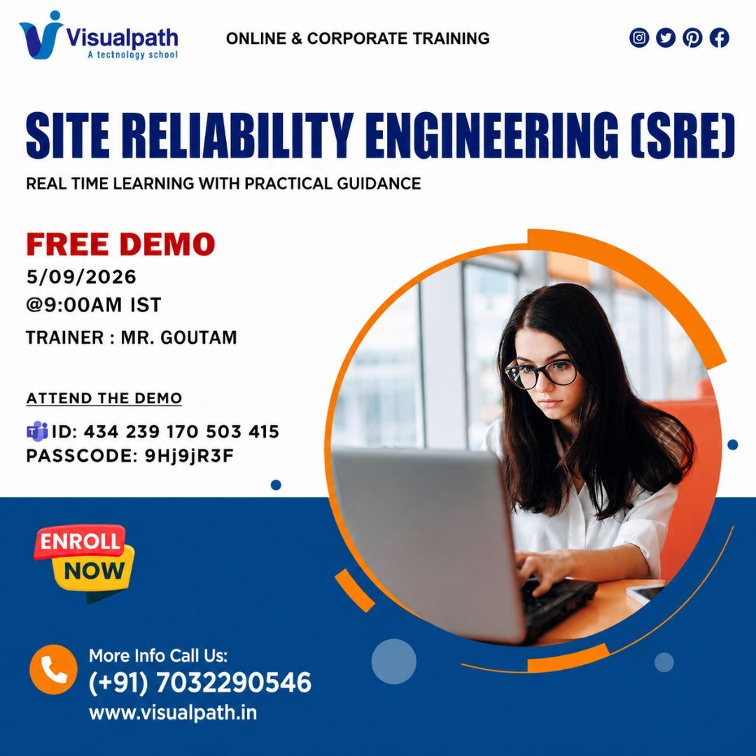 Kurnool, Education, Site Reliability Engineering Online Training | SRE Course Online
