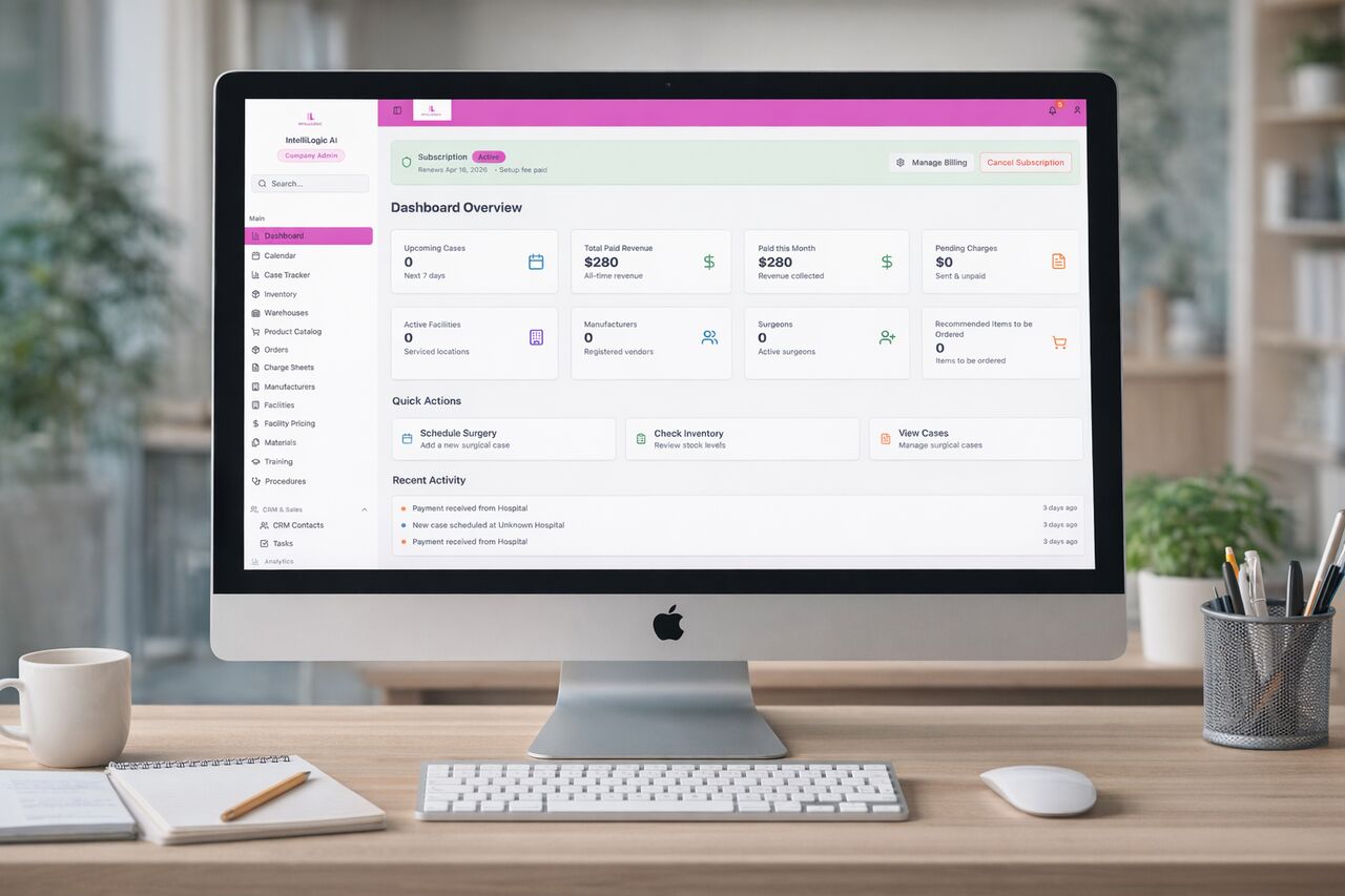 Washington DC, Medical, Medical Device Distribution Software - 14-Day Free Trial