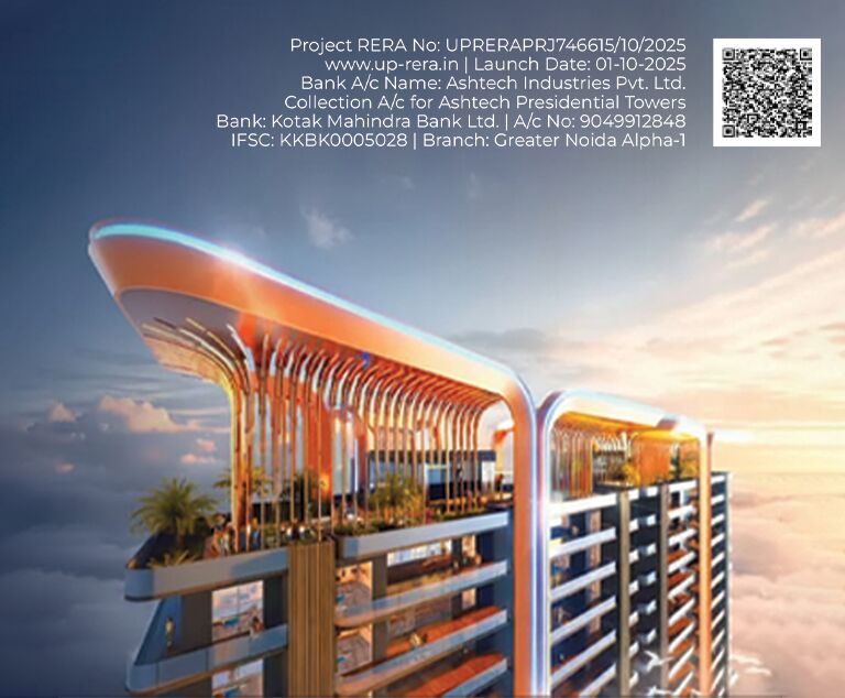 Noida, Real Estate For Sale, INR 26100000,  3 BR,  2095 Sq. Feet,  Key Highlights Of  Ashtech Presidential Towers