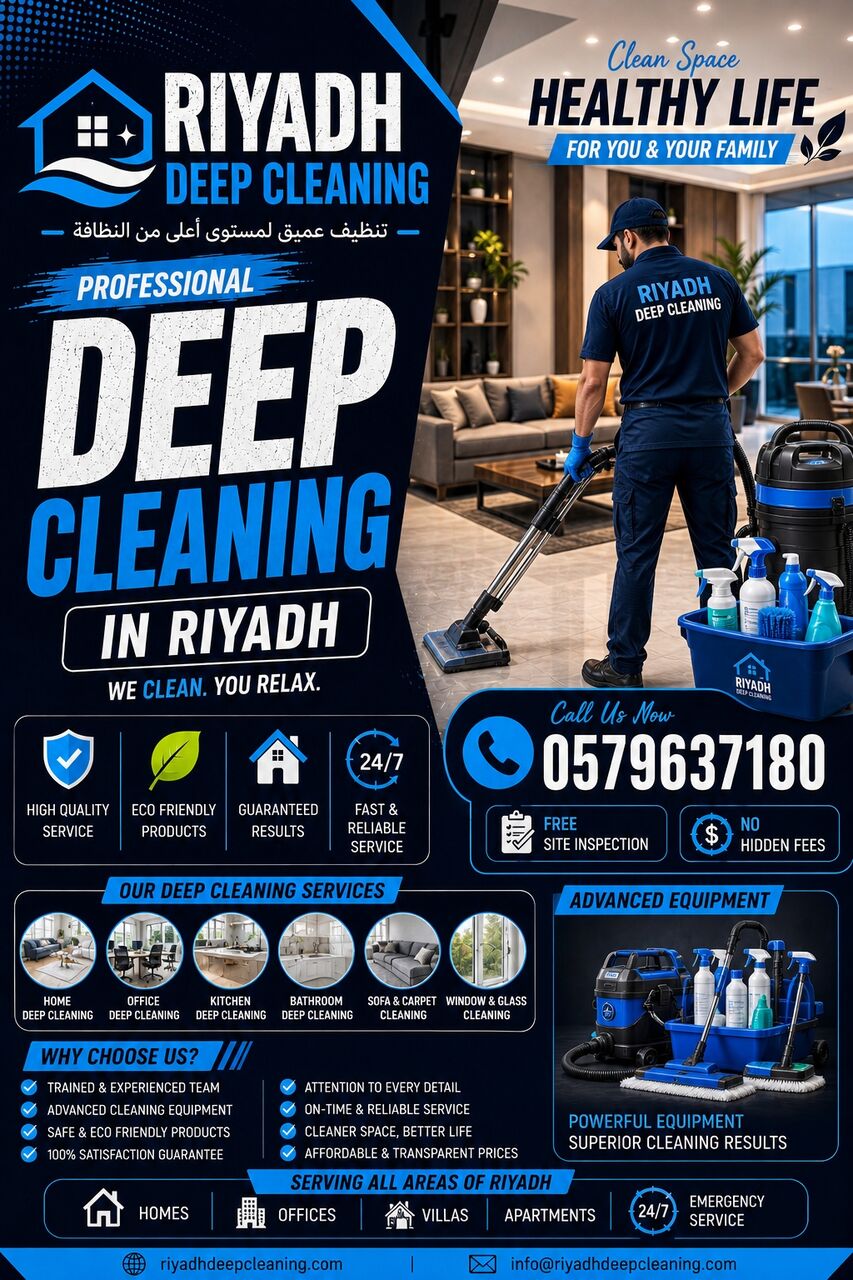 Al Malaz, Cleaning, 🧼🏠 Come Home To A Cleaner, Fresher You.