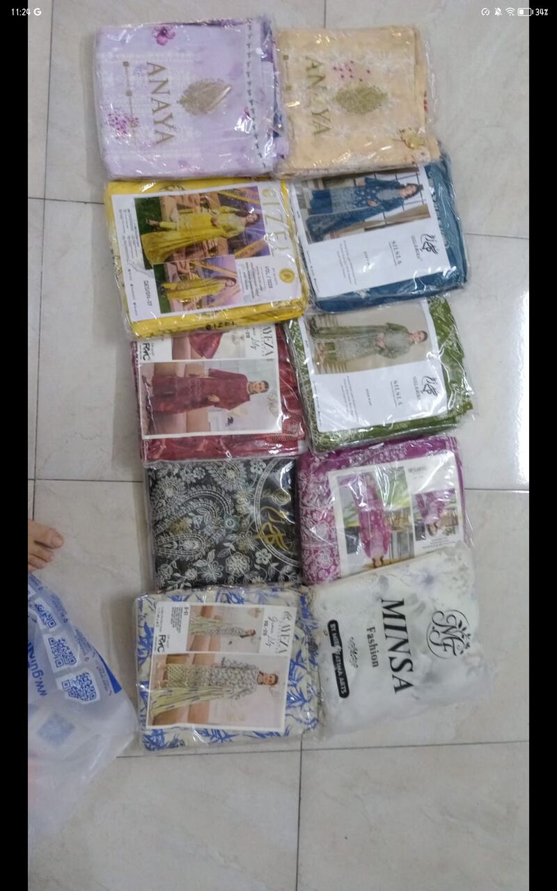 Yanbu, Clothing & Accessories, SAR 65100,  SELLING UNSTITCHED PAKISTANI BRANDED SUITS