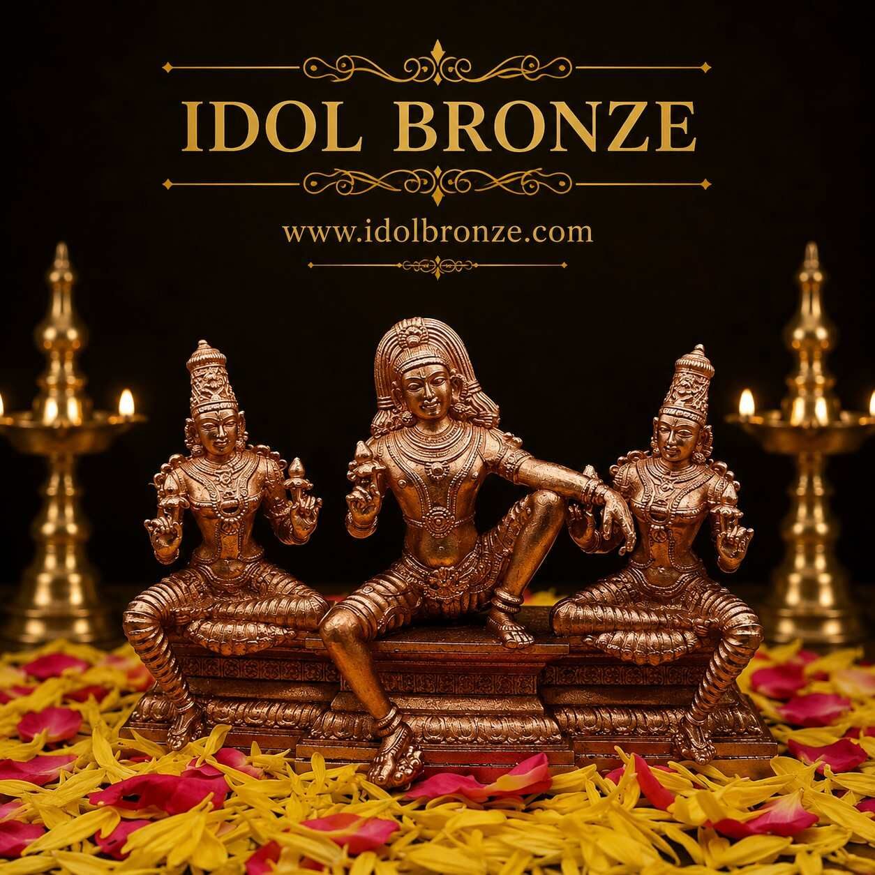 Chennai, Businesses For Sale, Sorimuthu Ayyanar 4"H Bronze Idol