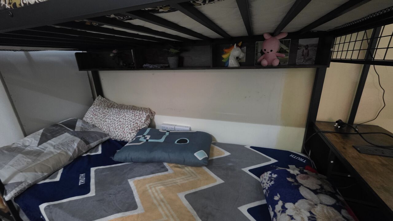 Al Malaz, Furniture, SAR 800,  BUNK BED WITH STUDY TABLE FOR SALE