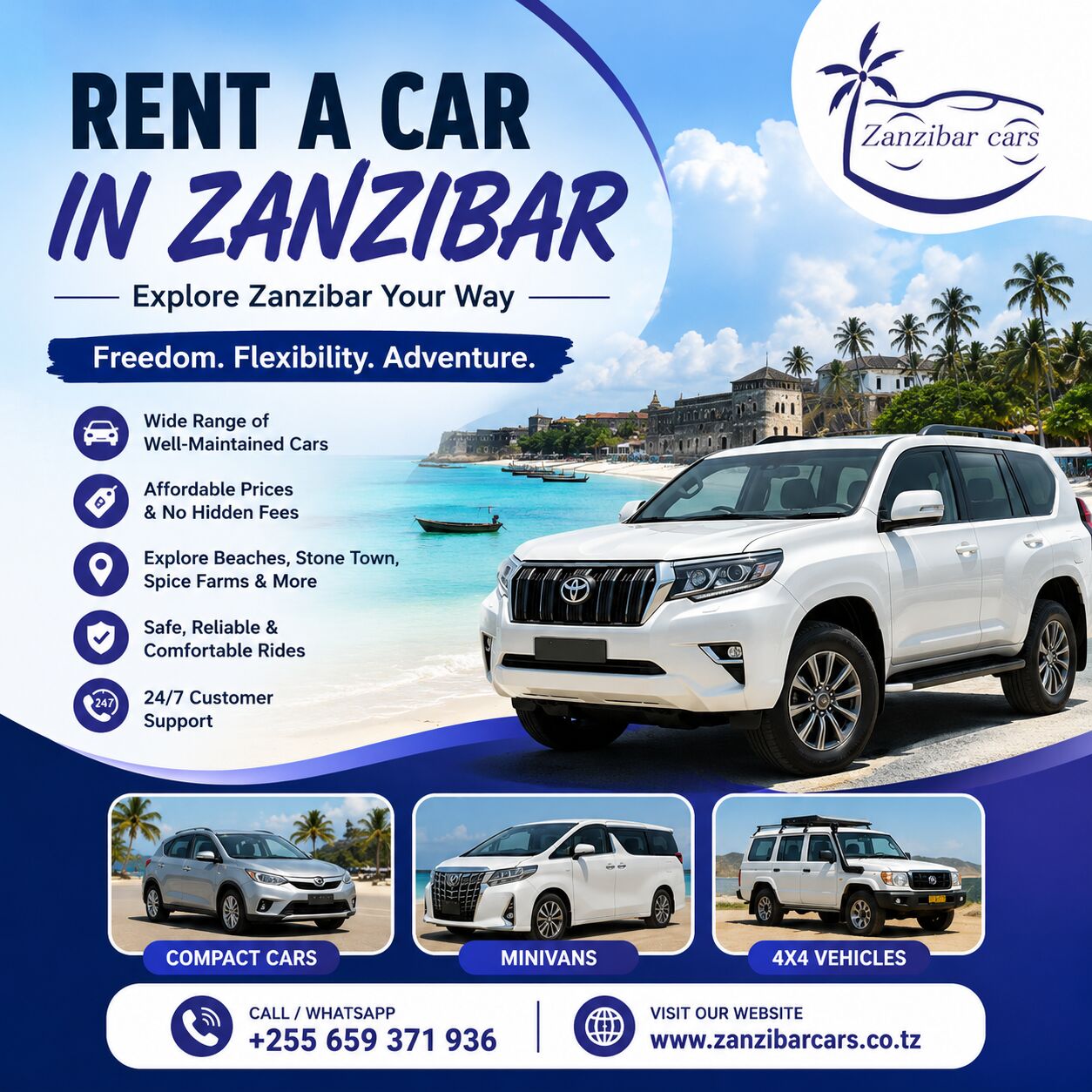 Dar es Salaam, Travel, Book A Taxi In Zanzibar With No Hidden Charges.