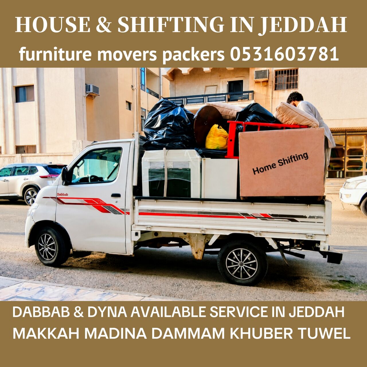 Jeddah, Household, Pakistani Movers And Packers In Jeddah For House Office Villa