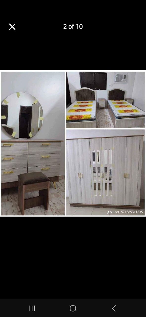 Al Malqa, Furniture, SAR 11,  New Bedroom Set Sale Online Home Devlree Free