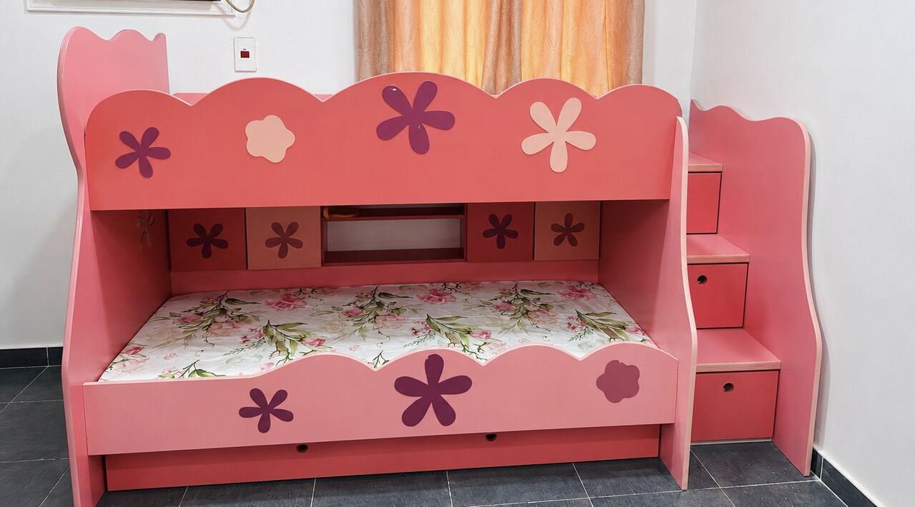 Riyadh, Household Items, SAR 1350,  Kids Bed With Mattresses For Sale