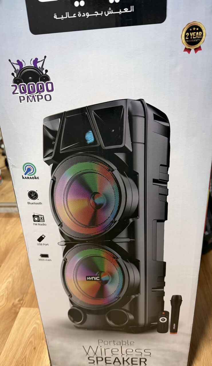 Dammam, Electronics, SAR 125,  High Power Portable Speaker With Mic