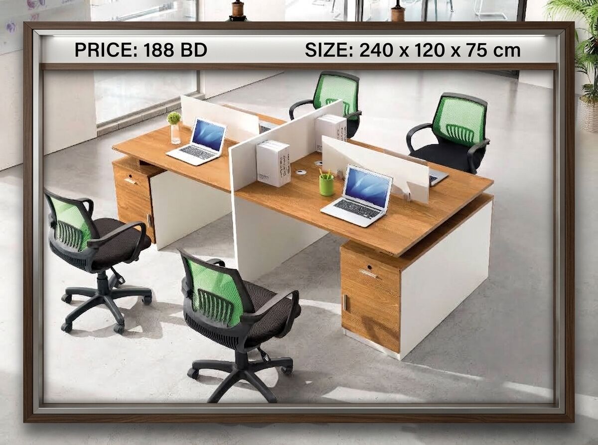 Manama, Furniture, BHD 188,  4 PERSON WORKSTATION