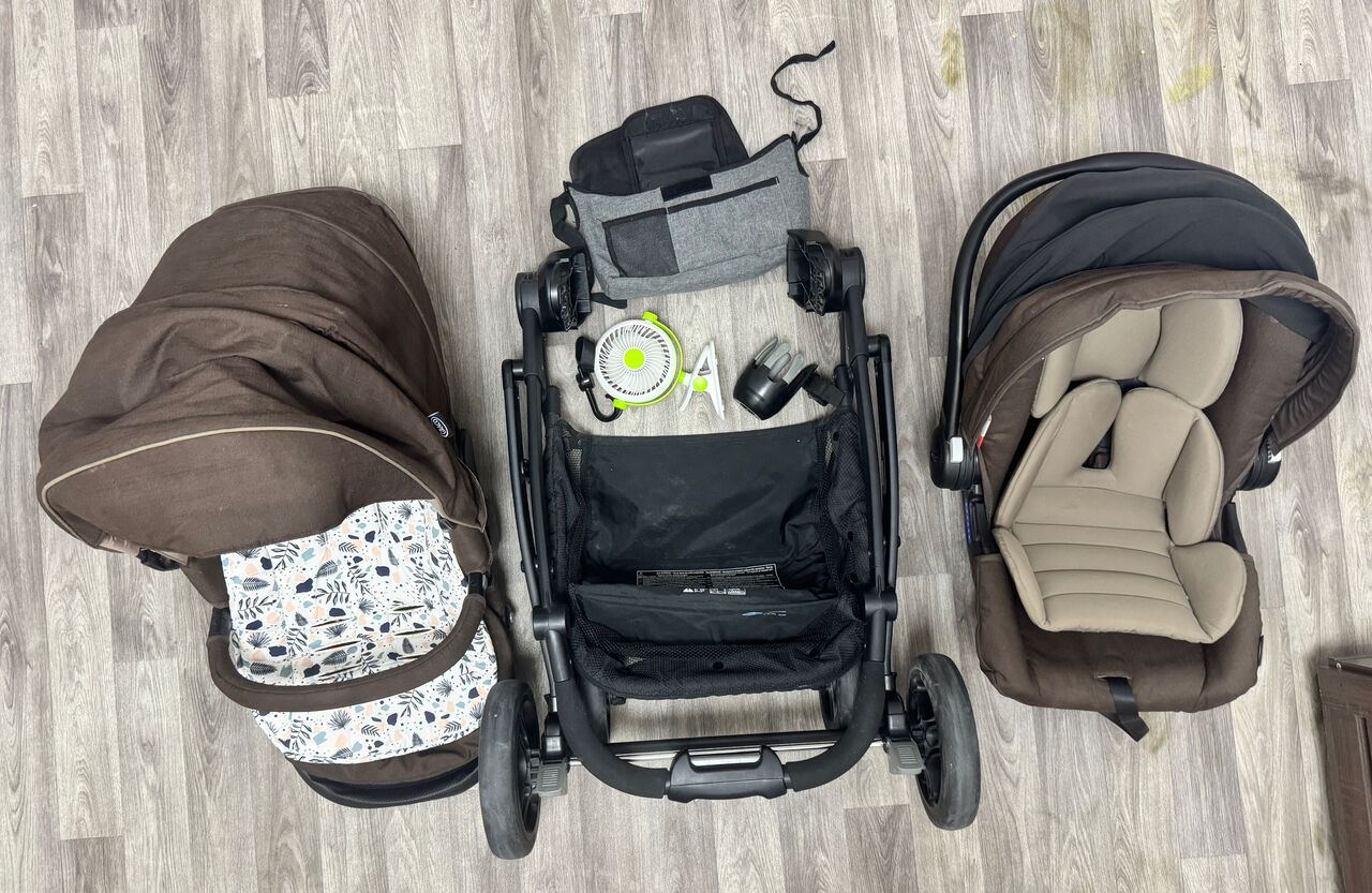 Al Murabba, Baby & Kid Stuff, SAR 550,  Kids Stroller - 550 - Premium Graco Brand - Stroller + Baby Seat + Baby Car Seat