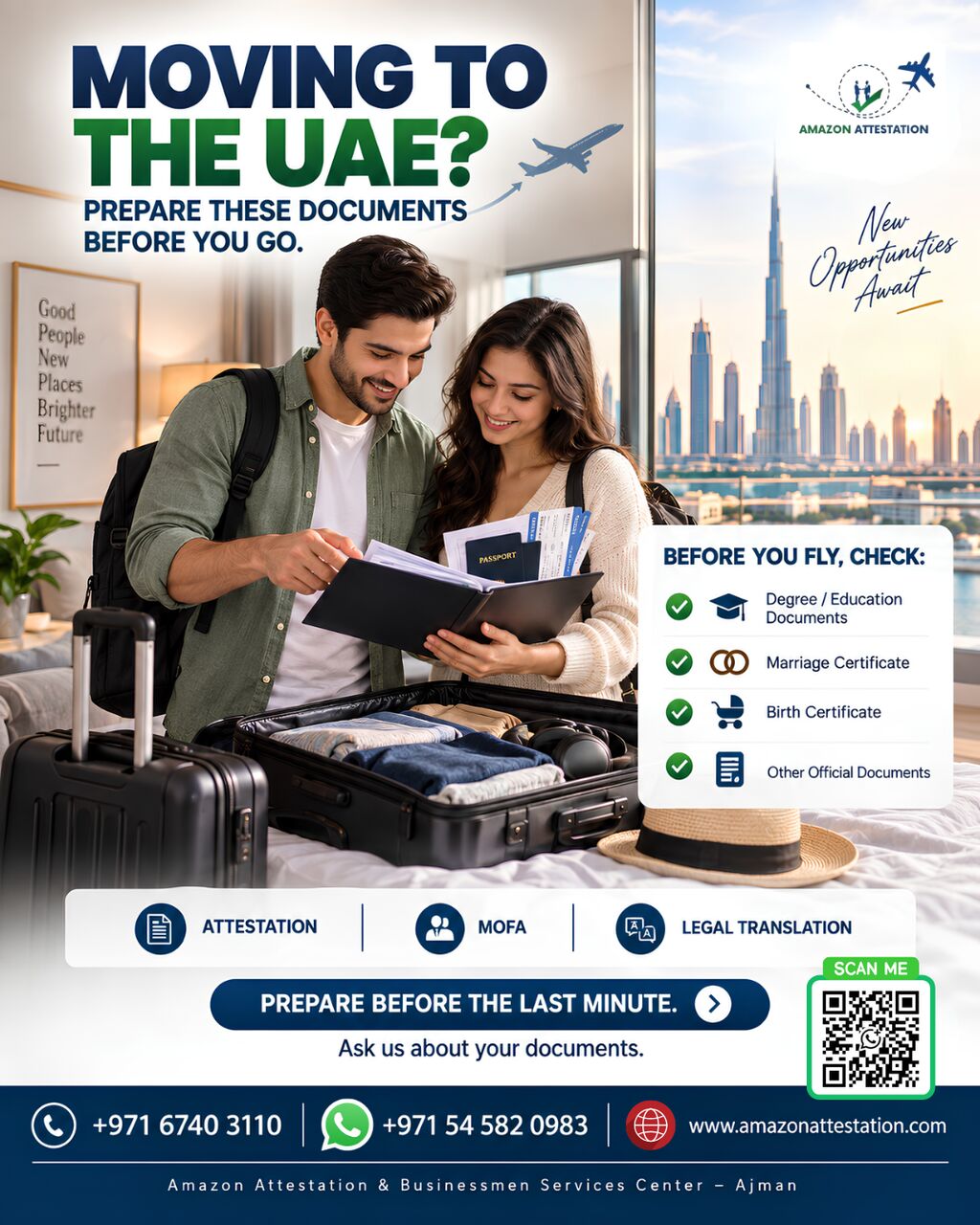 Ajman, Legal, Moving To The UAE? Prepare These Documents Before You Go.