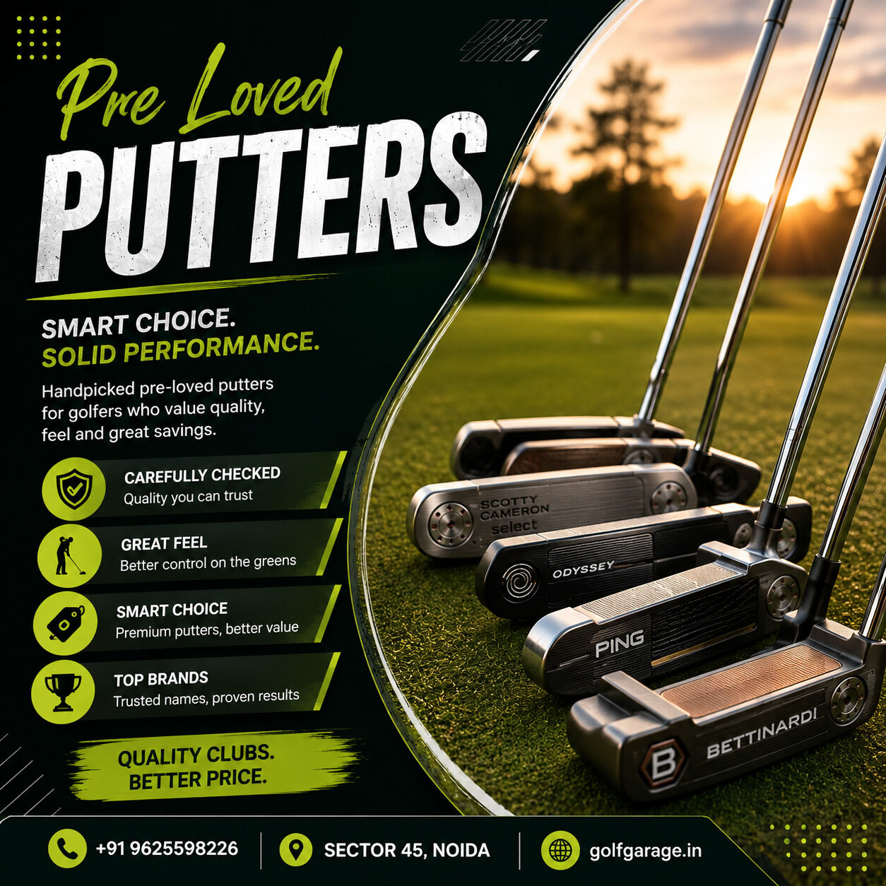 Noida, Sporting Goods, INR 9900,  Pre Loved Putters