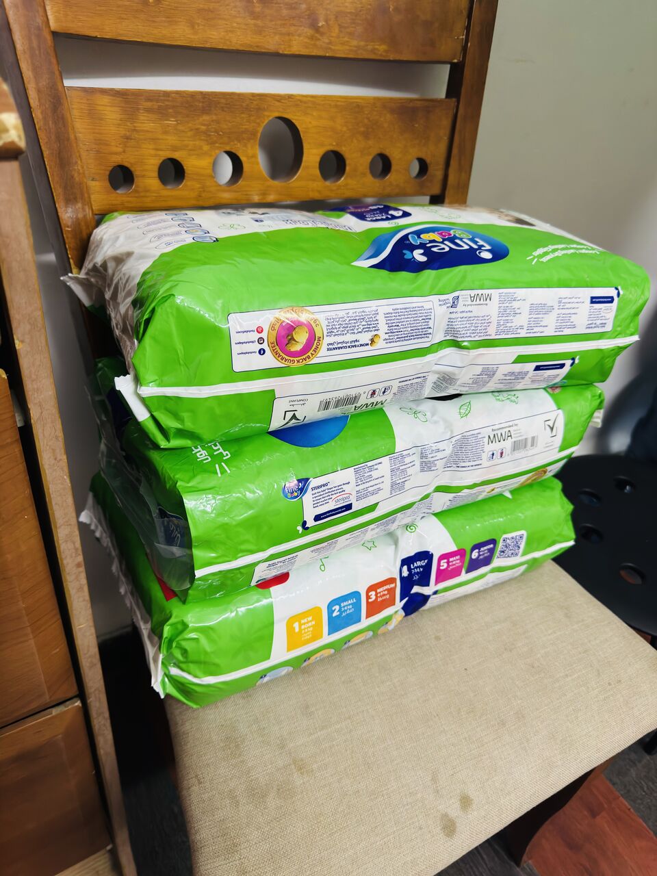 Riyadh, Baby & Kid Stuff, SAR 75,  Fine Baby Diaper For Sale,Large Size(7-14kg)