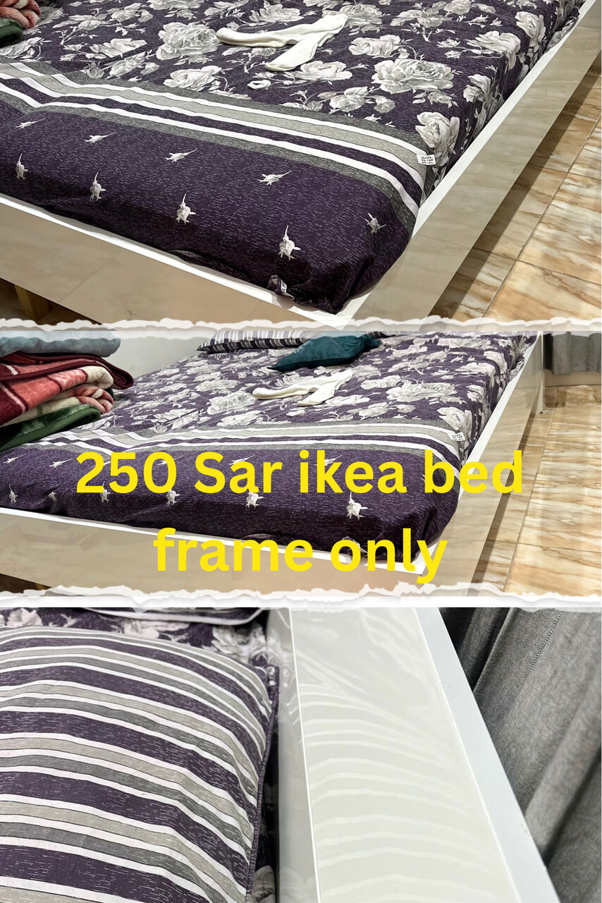 Riyadh, Furniture, SAR 750,  Ikea Bed And Qardrobe