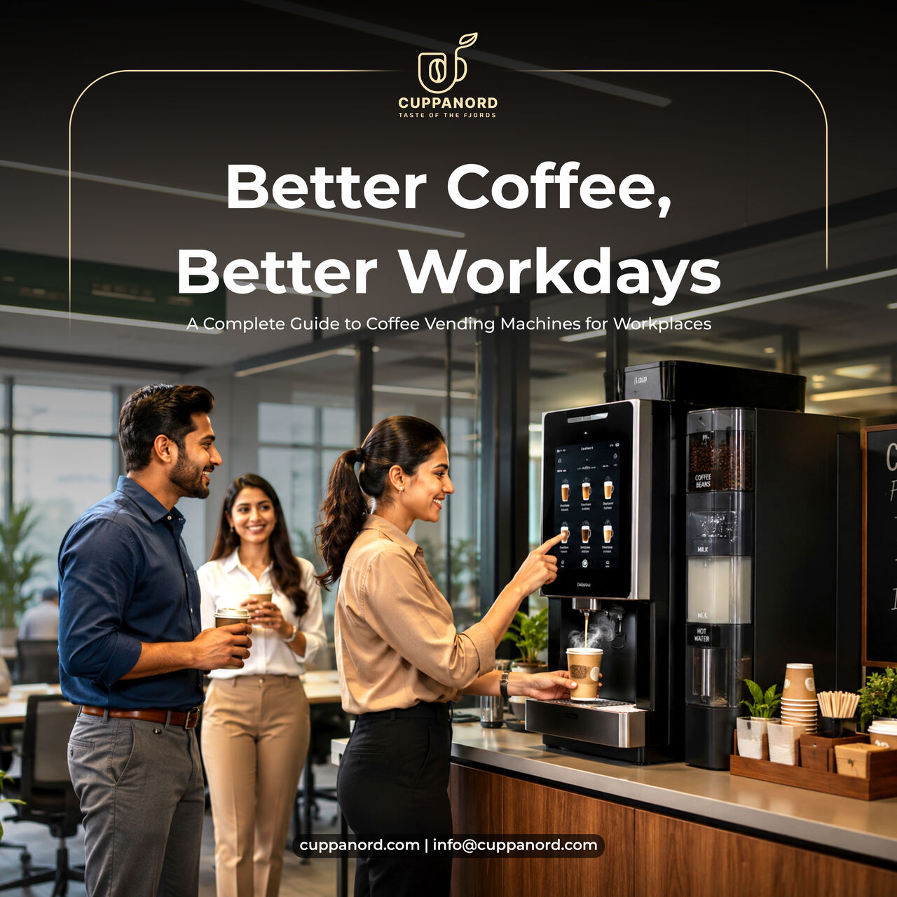 Noida, Business, Coffee Vending Machines For Workplaces: How Can Tea Coffee Vending Machine Rental Services