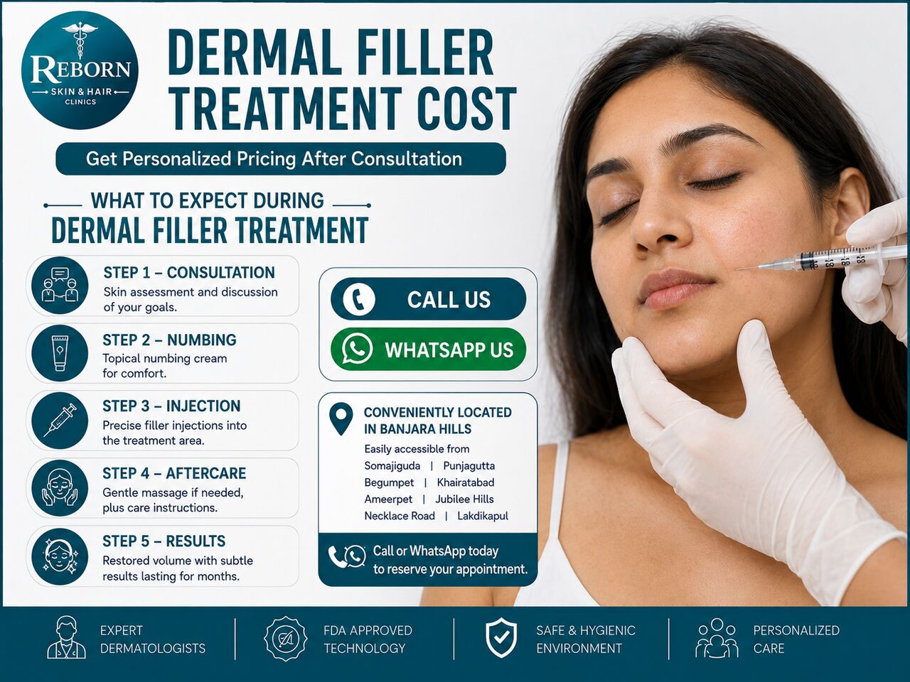 Hyderabad, Health & Beauty Items, INR 10,  Dermal Fillers Near Me In Hyderabad &ndash; Enquire About Cost