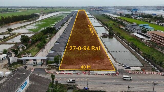 Bangkok, Real Estate For Sale, THB 84500000,  6 BR,  10894 Sq. Feet,  ขายที่ดินบางปะกง ฉะเชิงเทรา 27 ไร่ เ