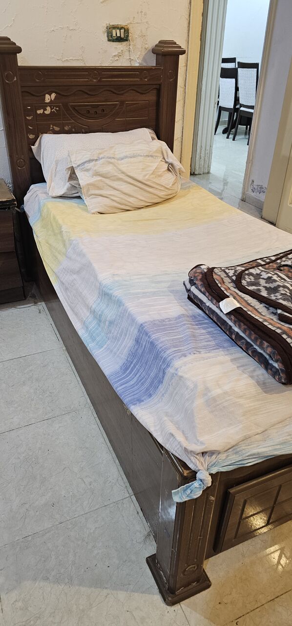 Jeddah, Household Items, SAR 500,  2 Single Bed With Cusion Mat For Sale