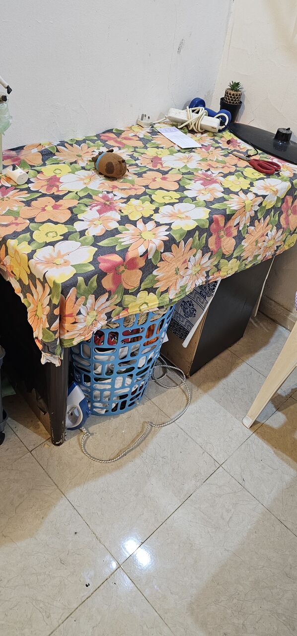 Jeddah, Household Items, SAR 300,  Study Table Wooden With Cushion Chair